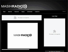 Tablet Screenshot of masihradio.com